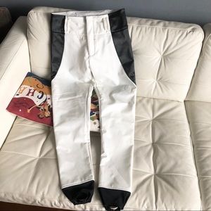 Spyder white soft shell ski stirrup pants leggings